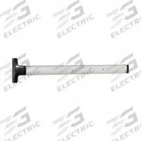 FALCON Exit Device: Aluminum (MPN MEL1692NL-OP/HB-OP 36IN US28). Key specifications — Color: Gray; Product Type: Exit Device; Ligature Resistance: Not Ligature-Resistant; Brand: FALCON; Exit Device Type: Concealed Vertical Rod; Outside Trim Type: Lever; Exit Bar Style: Touchbar; ADA Compliant: No.