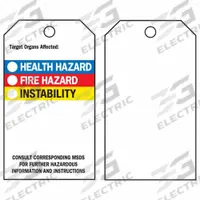 BRADY Tag: Polyester, Rectangle, 5 3/4 in Ht, 3 in Wd, 0.01 in Thick, (25) Nylon Ties, White, 25 PK (MPN 76238). Key specifications — Lamination Type: Not Laminated.
