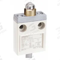 OMRON Roller Plunger Limit Switch: Roller Plunger, Metallic, Momentary, D4C (MPN D4C1602). Key specifications — attr1019632: OMRON; attr1019639: 9.8 ft Cable (SJT(O)); attr1019655: Stainless Steel; attr1023447: D4C.