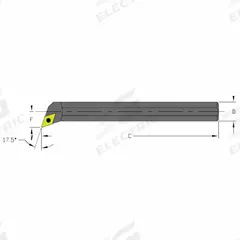 ULTRA-DEX USA Indexable Boring Bar: S08M SDQCR2 (MPN 957-000-287). Key specifications — attr257292: S08M SDQCR2.