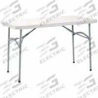 NATIONAL PUBLIC SEATING Folding Table: Rectangle Table Shape, Speckled Gray Tabletop, 24 in Dp, Gray (MPN BT2448). Key specifications — attr1035217: Gray; attr1035250: Speckled Gray; attr1035202: NATIONAL PUBLIC SEATING.