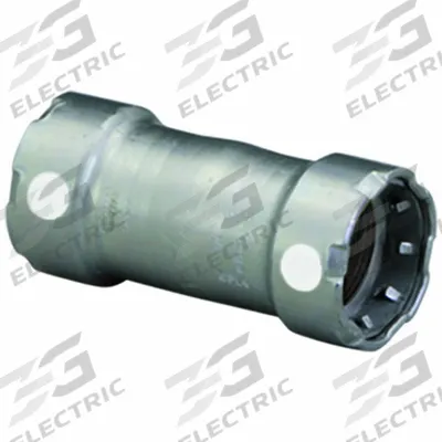 VIEGA MEGAPRESS Crimp Coupling Fitting: 1 in Pipe x 1 in Pipe Size, Press-fit x Press-fit - Steel Press Pipe Fittings
