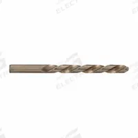 CHICAGO-LATROBE Jobber Length Drill Bit: 3/8", 135° Split Point, Straw/Bronze Cobalt, Left Hand (MPN 46524). Key specifications — attr1229327: 0.3750.