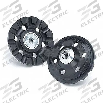 3M Air-Cooled Quick Change Disc Backup Pad: TR, 4 in Dia, 3/8"-24 Internal-Thread - Internal-Thread Backing Pads for TR Quick-Change Discs