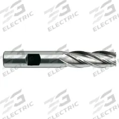 YG-1 Square End Mill: High Speed Steel, TiCN Coated, 4 Flute, 13/16" Mill Dia, 1-7/8" LOC (MPN 04125HC)