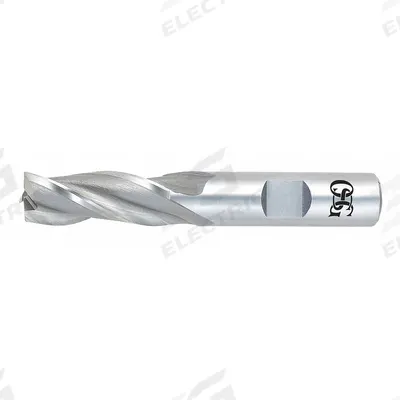 OSG Square End Mill: Cobalt, 3 Flute, 1" Mill Dia, 2" LOC, 4-1/2" OAL (MPN 5315100) - General Purpose Cobalt Square End Mills