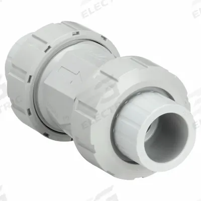 GEORG FISCHER Check Valve: Inline Valve Body, CPVC, 1/2 in Pipe Size, Socket x Socket - CPVC Ball Check Valves