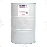 PETROCHEM Compressor Oil: 55 gal, Drum, 30 SAE Grade, 100 ISO Viscosity Grade, 94 Viscosity Index (MPN SYN COMP D-100-055). Key specifications — attr59744: 94; attr59746: 100; attr59736: No; attr59735: Drum; attr59738: Syncomp D-100; attr59749: 30.