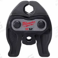 MILWAUKEE Press Jaw: 1/2 in Pipe, Copper (Plumbing)/Stainless Steel, Compact Tool Types (MPN 49-16-2450). Key specifications — attr518773: Jaw; attr518762: Copper (Plumbing); attr518771: Steel; attr518761: Viega ProPress; attr518760: MILWAUKEE.
