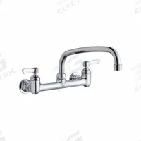 ELKAY Handle-Operated Faucet: Elkay®, Brass, Centerset, Wall, 2 Mounting Holes, 1.5 gpm Flow Rate (MPN LK940AT10L2H). Key specifications — Series: Elkay®; Brand: ELKAY.
