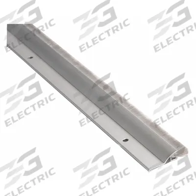NATIONAL GUARD Door Sweep: Brush Insert, Aluminum, 36 in Lg, 2 in Wd - Door Sweeps