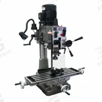 JET Mill Drill: JMD-40GHPF, Gear Drive, 1 1/2 hp, 115/230V, w/ DRO/Power Downfeed. Key specifications — attr1088426: R8; attr1088377: JET; attr1096869: Round.