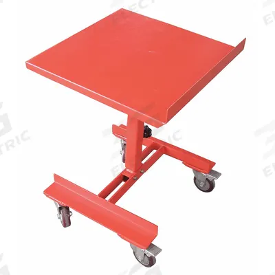 APPROVED VENDOR Mobile Workstand: Adj Ht, Steel, 22 in x 21 in - Steel-Top Tilting Mobile Worktables