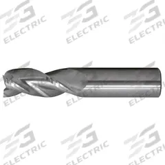 CLEVELAND Square End Mill: Carbide, 3 Flute, 1/2" Mill Dia, 2-1/2" LOC, 4" OAL (MPN C72404)