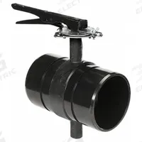 GRUVLOK Butterfly Valve: 4 in Pipe Size, 320 psi Max. Pressure (CWP), Clamp, For Chemicals Media, 10 (MPN 1330026105). Key specifications — Brand: GRUVLOK; Handle Type: Lever; Disc Material: Ductile Iron.