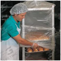 APPROVED VENDOR Pan Rack Cover: 52 in Wd, 80 in Ht, 52 in Dp, Polyethylene, Clear, 3CUA5. Key specifications — Brand: APPROVED VENDOR; Color: Clear; Material: Polyethylene; Product Type: Pan Rack Cover; NSF Certified: No; Insulated: No; Manufacturer Part Number: 3CUA5.