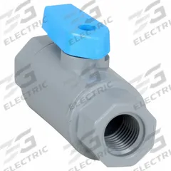 APPROVED VENDOR Manual Two-Way Ball Valve: 1/4 in, PVC, Straight, FNPT x FNPT, Full Port Ball Port (MPN 6380090). Key specifications — attr1008170: APPROVED VENDOR.