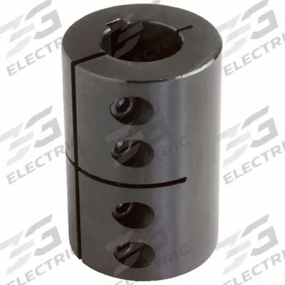 CLIMAX METAL PRODUCTS Rigid Shaft Coupling: 3/4 in Bore Dia 1, 3/4 in Bore Dia 2, Round Keyed - One-Piece Rigid Shaft Couplings