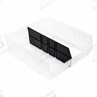 QUANTUM STORAGE SYSTEMS Long Bin Dividers: 16 in x 6 in, 15 in Overall Wd, Black (MPN LDSB222). Key specifications — Compatible Manufacturer Model Number: QSB222; Brand: QUANTUM STORAGE SYSTEMS.