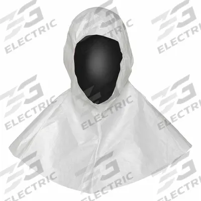 TYVEK Hood: ISO 4 (Class 10) and above, Tyvek IsoClean, Sterile, Clean Processed - ISO 4 Clean-Processed & Sterile Hoods