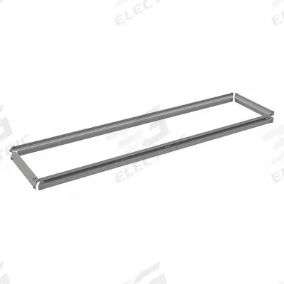 TENNSCO Shelf: 48 in x 12 in, 850 lb Load Capacity, Gray - Open Deck Shelf Kits for Boltless Shelving