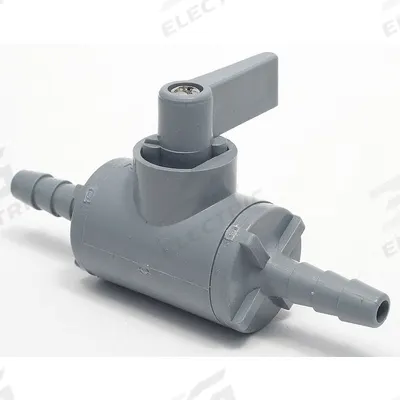 APPROVED VENDOR Manual Two-Way Ball Valve: 1/2 in, PVC, Straight, Barb x Barb - PVC Ball Valves