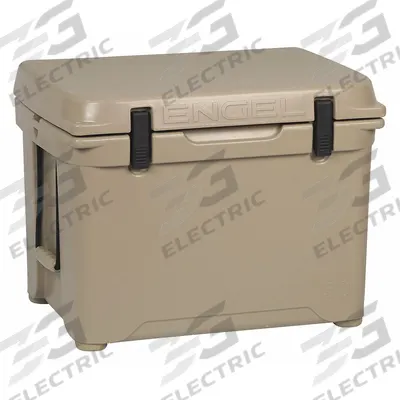 ENGEL Marine Chest Cooler: Tan, 50 Cans, 48 qt Cooler Capacity - Heavy-Duty Chest Coolers