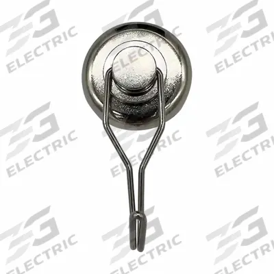 MAG DADDY Magnetic Swivel Hook: 75 lb Wt Capacity, 1 Hooks per Base, Silver - Magnetic Utility Hooks