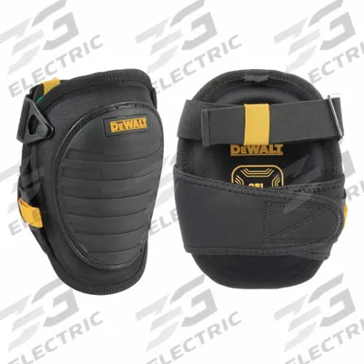 DEWALT Knee Pad: Universal, 2 Straps, Clip/Hook-and-Loop - Stabilizing Knee Pads