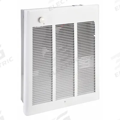 Dayton Recessed Electric Wall-Mount Heater: 1800 W, 120V AC, Single Phase, 120V AC - Large Recessed Electric Wall Heaters