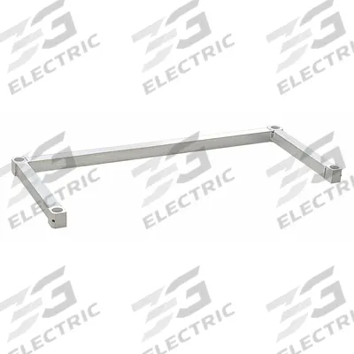 NEW AGE INDUSTRIAL U-Brace: 36 in x 20 in x 2 in, 13 ga, Aluminum, Unfinished - U-Braces for Standard Metal Shelving