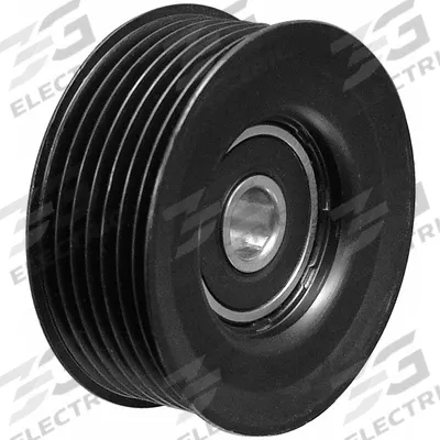 DAYCO Idler Pulley: Idler Pulley, 89151, Serpentine, 7PK Compatible Belt Trade Size - Ribbed V-Belt Idler Pulleys for Vehicles