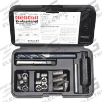 HELI-COIL Thread Repair Kit: Tanged Tang Style, Free-Running, M10-1 Thread Size, Stainless Steel (MPN 5404-10). Key specifications — Material Grade/Class: 18-8; Thread Direction: Right Hand; Thread Size: M10-1; Insert Types Included: Helical Inserts; STI Tap Size: M10X1 STI; Compatible Material: Metal; System of Measurement: Metric; Brand: HELI-COIL.
