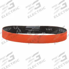 NORTON Sanding Belt: 1 1/8 in W x 21 in L, Ceramic, 80 Grit, Y Wt Polyester Backing, Blaze R980P (MPN 66261010042). Key specifications — Brand: NORTON; Series: Blaze R980P.