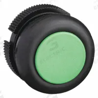 SCHNEIDER Flush Push Button: Green, 22 mm Mounting Size, Non-Metallic, Momentary (MPN XACA9413). Key specifications — Brand: SCHNEIDER; Action: Momentary; Series: XAC; Push Button Material Type: Non-Metallic.