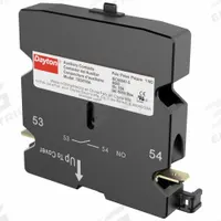 DAYTON Auxiliary Contact: 1NO, 10 A Max Current (AC), Side Mount, Side-Mounted (MPN 783XY6). Key specifications — Brand: DAYTON.