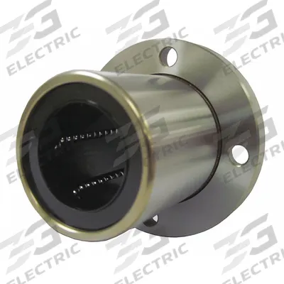 NB Linear Round Flange Mount Bearing: Single, SWF, 2 in ID - Round-Flanged Linear Ball Bearings