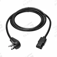 EATON TRIPP LITE Power Cord: 6 ft Lg, 3/18, 5-15P Plug, Non-NEMA Receptacle, C13 Receptacle, SJT (MPN P006-006-15D). Key specifications — Brand: EATON TRIPP LITE; Jacket Material: PVC.