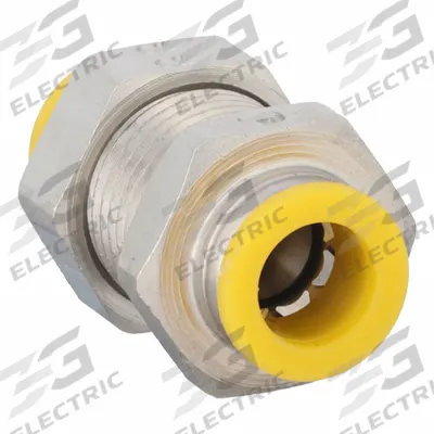 PARKER Push-Fit Union Fitting: 10 mm OD x 10 mm OD Size, Push-to-Connect x Push-to-Connect - Nickel-Plated Brass Tube Fittings