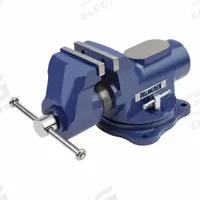 PALMGREN Professional Machinist Bench Vise: Enclosed, 4 in Jaw Face Wd, 5 in Max Jaw Opening, Steel (MPN 9629784). Key specifications — attr663938: PALMGREN; attr669110: Steel; attr669112: Clamp-On.