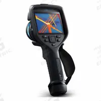 FLIR Infrared Camera: 14° x 10°/24° x 18°/42° x 32°, USB/Wireless, +/-2.0% of Reading Accuracy °C (MPN FLIR E96-24-14-42-NIST). Key specifications — Focus Method: Manual; Manufacturer Part Number: FLIR E96-24-14-42-NIST; Brand: FLIR; Field of View: 42° x 32°; Intrinsic Safety: Not Specified Intrinsically Safe; Lens Angles Included: 14°,24°,42°; Features_Broad: Cloud Connectivity.