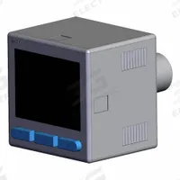 SMC High Precision Pressure Switch: 1/8 in Port Size, 1 Output/2 Output NPN/PNP Open Collector, 2M (MPN ZSE20B-T-N01-W). Key specifications — attr124221: ZSE20B-T-N01-W; attr124227: ZSE20B(F); attr124234: 1 Output/2 Output NPN/PNP Open Collector; attr124235: 12 to 24V DC; attr1042233: 4-Pin Snap-In Plug.