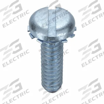 SEMS Screw: External Tooth, #6-32 Thread Size, 1/2 in Lg, Steel, Zinc-Plated - Machine Screws with External Tooth Lock Washers