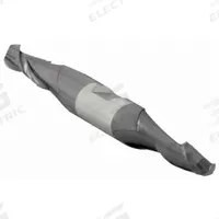 CLEVELAND Ball End Mill: Carbide, TiAlN Coated, Double End, 2 Flute, 1/8" Mill Dia, 3/8" LOC, 3" OAL (MPN C80207)