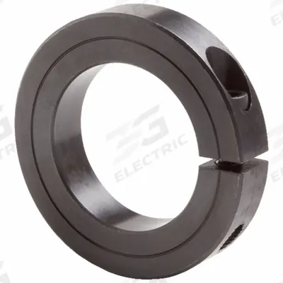 CLIMAX METAL PRODUCTS Shaft Collar: 1-Piece, Inch, Round, Clamp-On, 4 in Bore Dia - Steel Recessed-Screw Shaft Collars