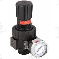 PARKER Compressed Air Regulator: Zinc, 1/4 in NPT, 53 cfm, 2 psi to 125 psi, 125 psi Max Op Pressure (MPN 06R118AC). Key specifications — attr111664: Yes; attr111400: 06R; attr111627: PARKER.
