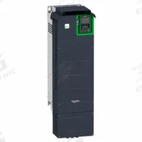 SCHNEIDER Variable Frequency Drive: In Phase Three, Out Phase Three, 75 hp, IP21, No Bypass, Compact (MPN ATV930D55N4). Key specifications — Style: Compact; Color: Black/Green; Output Phase: Three.
