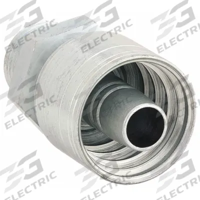 AEROQUIP Hydraulic Crimp Fitting: Steel x Steel, Straight, -12 For Hose Dash Size - Aeroquip Crimp Hydraulic Hose Fittings with BSPP Connection