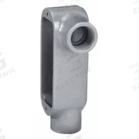 Conduit Outlet Body: Iron, 1 1/4 in Trade Size, LL Body, 32 cu in Body Capacity, Threaded Hub (MPN OLL-4M). Key specifications — Finish: Powder Coated; Includes: Stainless Steel Screws; For Use With: IMC; Brand: HUBBELL KILLARK; Hub Style: Threaded; Mfr. Series: O.