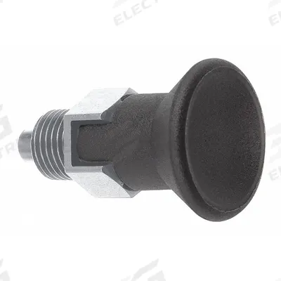 KIPP Indexing Plunger: Locking, SS, M6x0.75 Thread - Locking Short-Pin Pull-Knob Indexing Plungers
